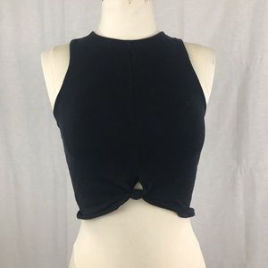 Cropped front tie tank